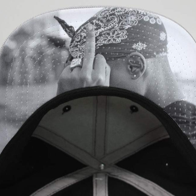 Tupac Kings Adjustable Snapback Baseball Cap Black