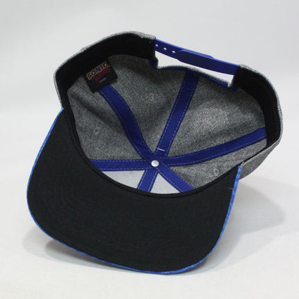 Sega Sonic Pixel Face Sublimated Bill Adjustable Snapback Baseball Cap