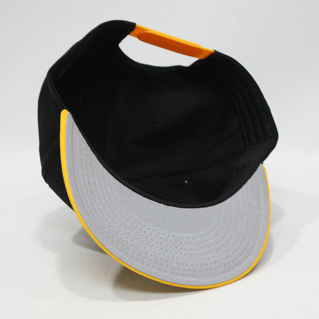 Premium Plain Cotton Twill Adjustable Flat Bill Snapback Hats Baseball Caps