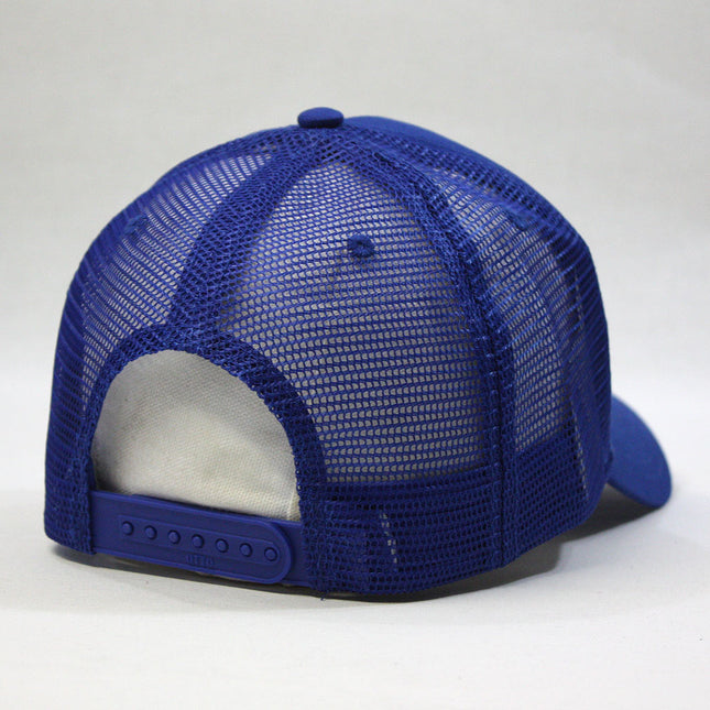 Plain Cotton Twill Mesh Adjustable Snapback Low Profile Baseball Cap
