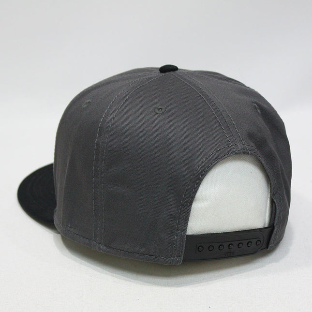 Premium Plain Cotton Twill Adjustable Flat Bill Snapback Hats Baseball Caps