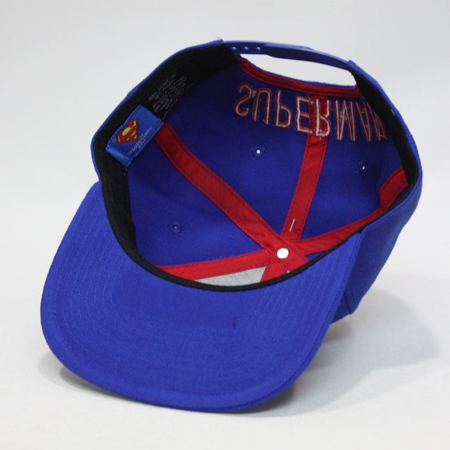 Superman Suit Up Inspired Baseball Cap Superman Blue Logo
