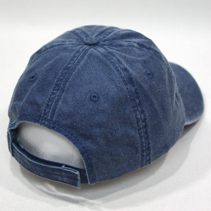 Plain Washed Cotton Twill Dad Hat Adjustable Baseball Cap