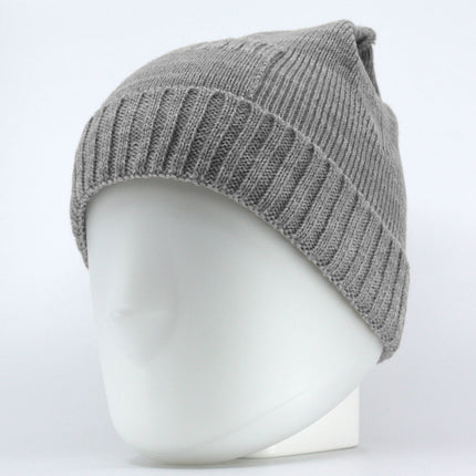 Trendy Warm Wool Blend Knitted Pocket Cuff Beanie