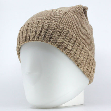 Trendy Warm Wool Blend Knitted Pocket Cuff Beanie