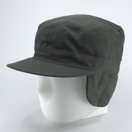 Military G.I. Type Combat Ear Flap Cap - Olive Drab