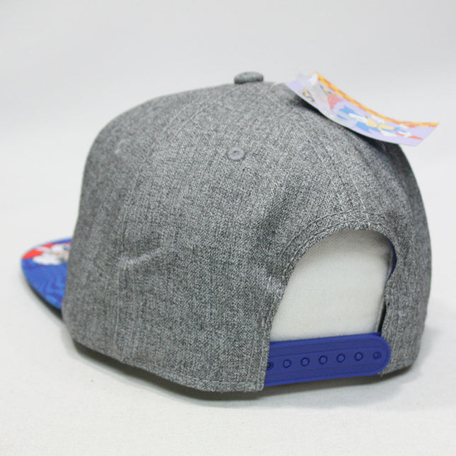 Sega Sonic Pixel Face Sublimated Bill Adjustable Snapback Baseball Cap