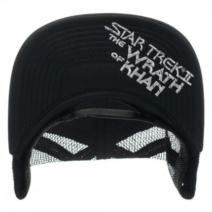Star Trek II the Wrath of Khan Flat Snapback Mesh Trucker Baseball Cap