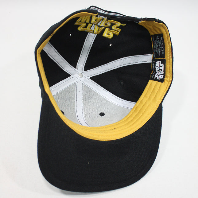 Star Wars Vintage Logo Cotton Adjustable Snapback Baseball Cap Black