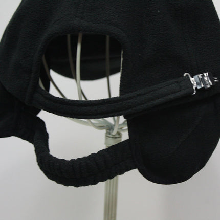 Fleece Low Profile Adjustable Baseball Cap w/ Earflaps