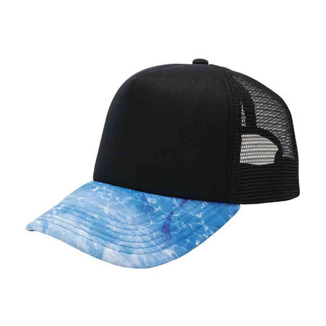 Sublimated Foam Trucker Cap Graphic Print Bill Adjustable Snapback Baseball Hat One Size