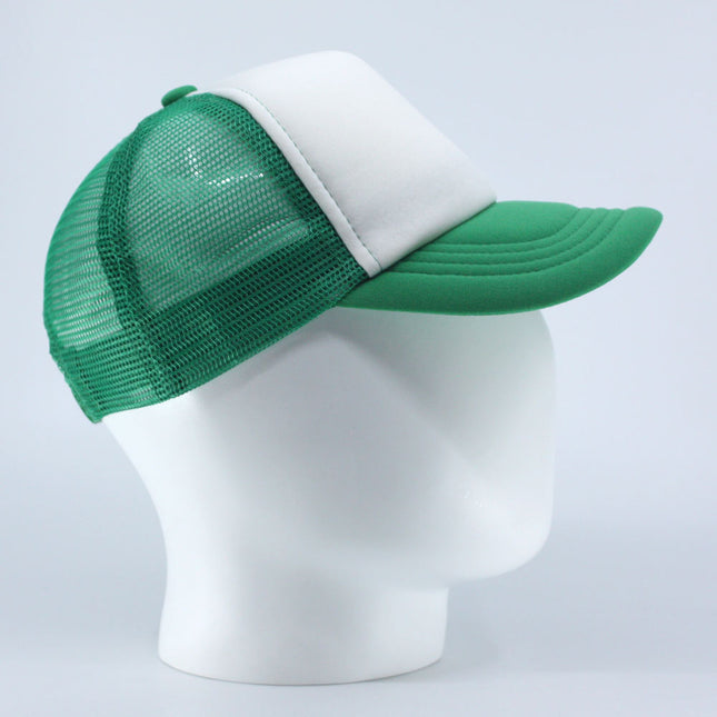 Kids Youth Summer Foam Mesh 5 Panel Snapback Trucker Baseball Cap