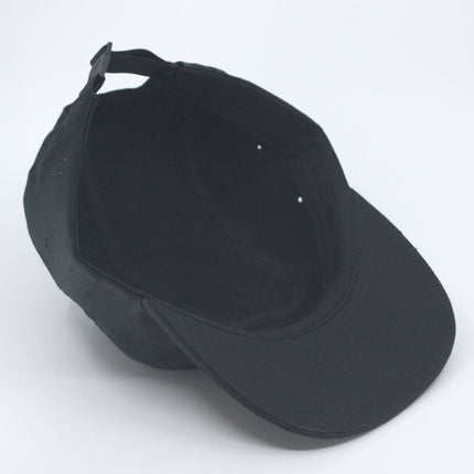 Classic 5 Panel Jockey Camper Cap — Cotton Canvas Flat Bill Unstructured