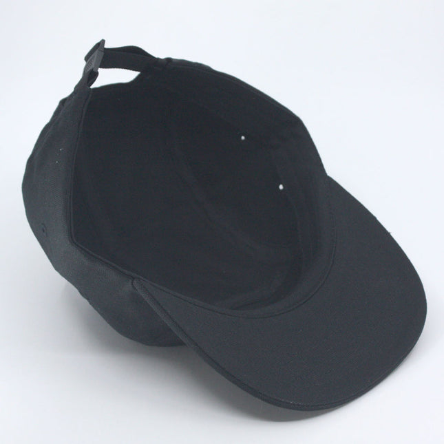 Classic 5 Panel Jockey Camper Cap — Cotton Canvas Flat Bill Unstructured