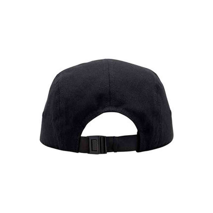 Classic 5 Panel Jockey Camper Cap — Cotton Canvas Flat Bill
