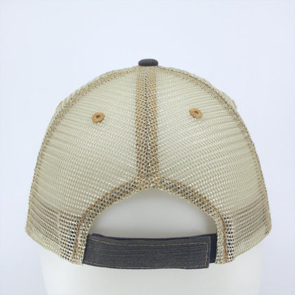 Distressed Trucker Hat – Soft Mesh, Dirty Wash Unstructured Low Profile Adjustable Dad Hat Baseball Cap