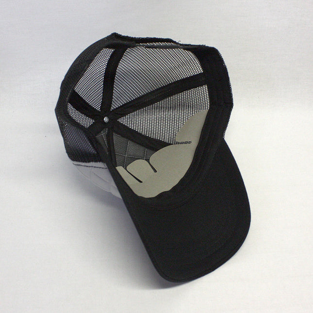 Quilt Cotton Twill Mesh Adjustable Snapback Baseball Cap