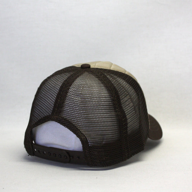 Quilt Cotton Twill Mesh Adjustable Snapback Baseball Cap
