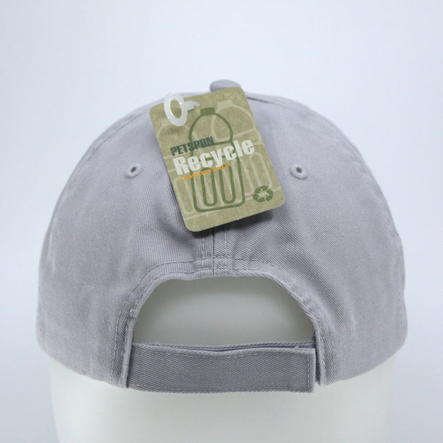 The Spun-Washed Eco-Cap: 50/50 Recycled PET & Cotton Low Profile Hat