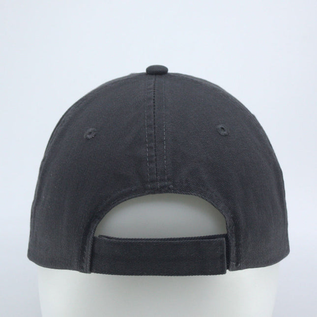 Low Profile Distressed Cotton Twill Cap – Vintage Washed 6-Panel Dad Hat, Unstructured, Frayed Bill, Adjustable Hook & Loop Strap
