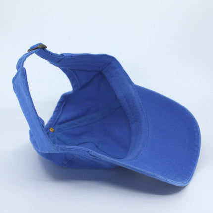 Ponytail Open Back Washed Cotton Adjustable Baseball Pickleball Sports Cap