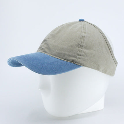 Ponytail Open Back Washed Cotton Adjustable Baseball Pickleball Sports Cap