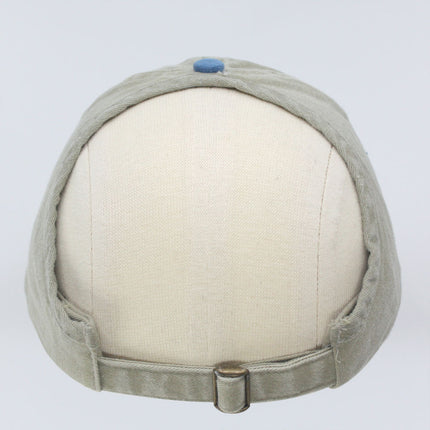 Ponytail Open Back Washed Cotton Adjustable Baseball Pickleball Sports Cap