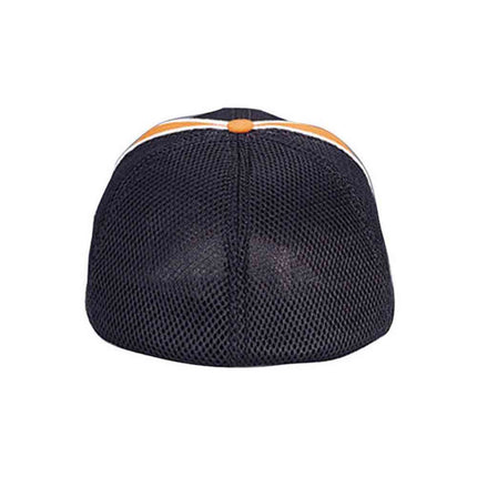 Brushed Canvas Mesh Cap — Structured Flex Fit