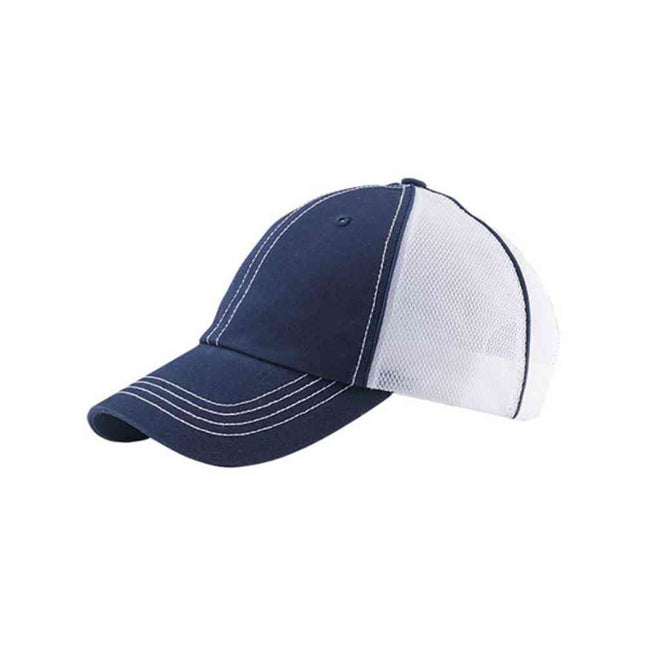 Low Profile Cotton Twill Mesh Trucker Cap — Unstructured Soft Fit