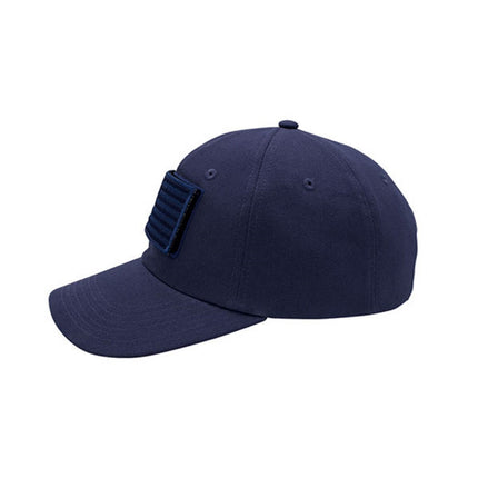 US Flag Tactical  Loop Patch Military Unstructured Cotton Baseball Cap