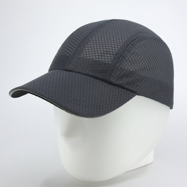 Athletic Cyclist Style High Visibility Reflective Quick Dry Mesh Baseball Cap