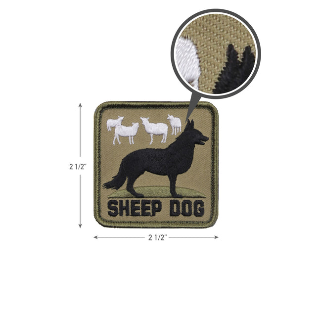 Sheep Dog Morale Patch Hook Back