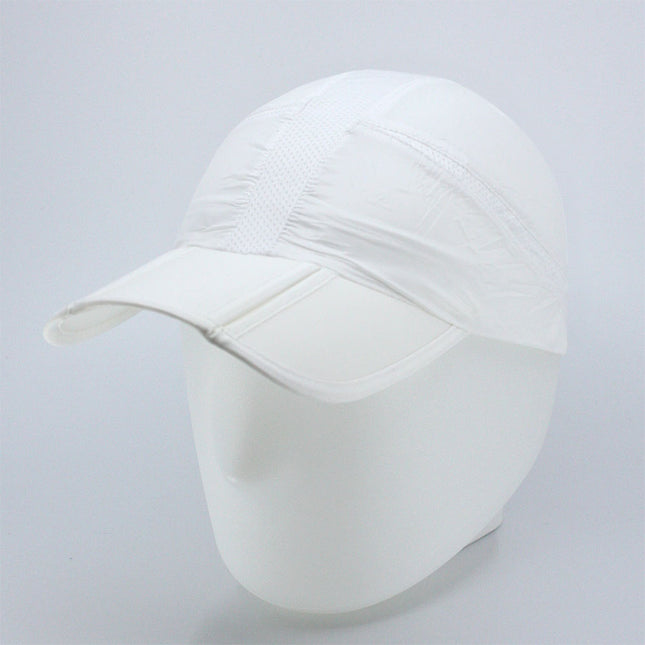 Outdoor Folding Bill Adjustable Mesh Sports Cap