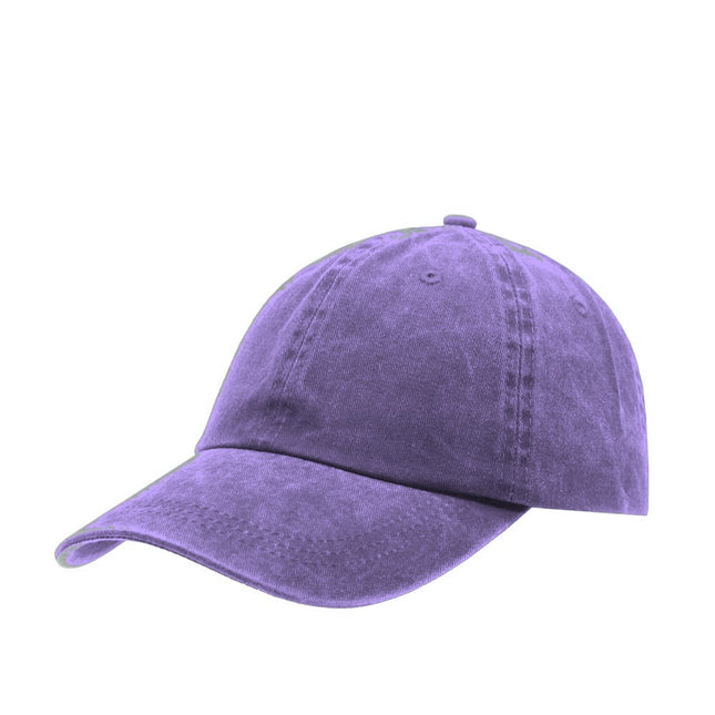 Classic Washed Pigment Dyed Cotton Twill Low Profile Adjustable Dad Hat Baseball Cap