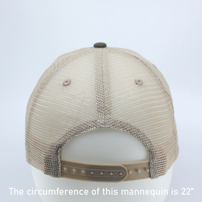 Plain Recycled Crosshatch Cotton Soft Mesh Trucker Baseball Caps