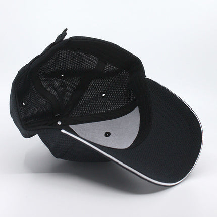 Breathable Athletic Mesh Running Hat - Moisture-Wicking Performance Cap - Adjustable