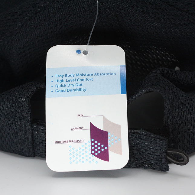 Breathable Athletic Mesh Running Hat - Moisture-Wicking Performance Cap - Adjustable