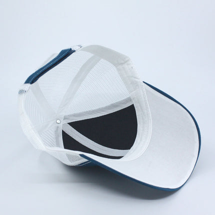 Two Tone Cotton Twill Mesh Adjustable Trucker Baseball Cap