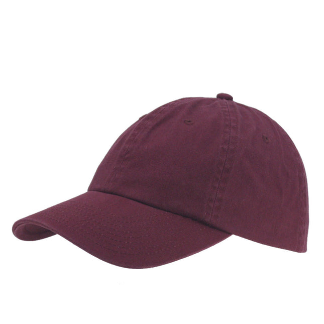 Dyed Cotton Unstructured Low Profile Adjustable Dad Hat Baseball Cap