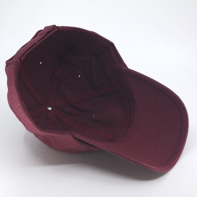 Dyed Cotton Unstructured Low Profile Adjustable Dad Hat Baseball Cap