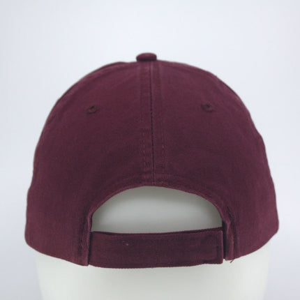 Dyed Cotton Unstructured Low Profile Adjustable Dad Hat Baseball Cap