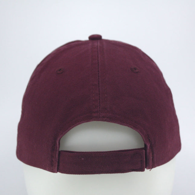 Dyed Cotton Unstructured Low Profile Adjustable Dad Hat Baseball Cap