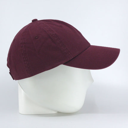 Dyed Cotton Unstructured Low Profile Adjustable Dad Hat Baseball Cap