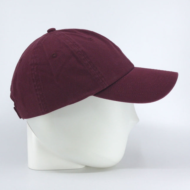 Dyed Cotton Unstructured Low Profile Adjustable Dad Hat Baseball Cap