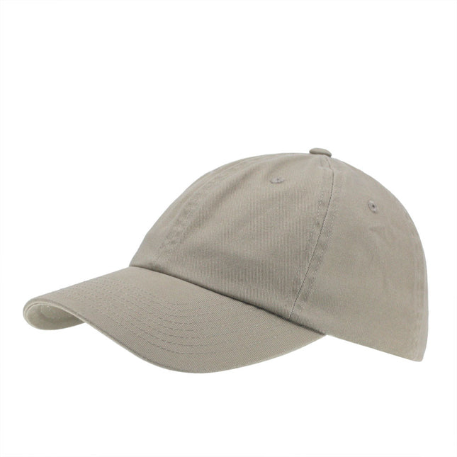 Dyed Cotton Unstructured Low Profile Adjustable Dad Hat Baseball Cap