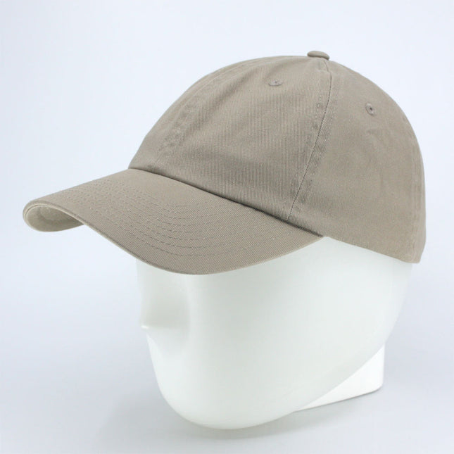 Dyed Cotton Unstructured Low Profile Adjustable Dad Hat Baseball Cap
