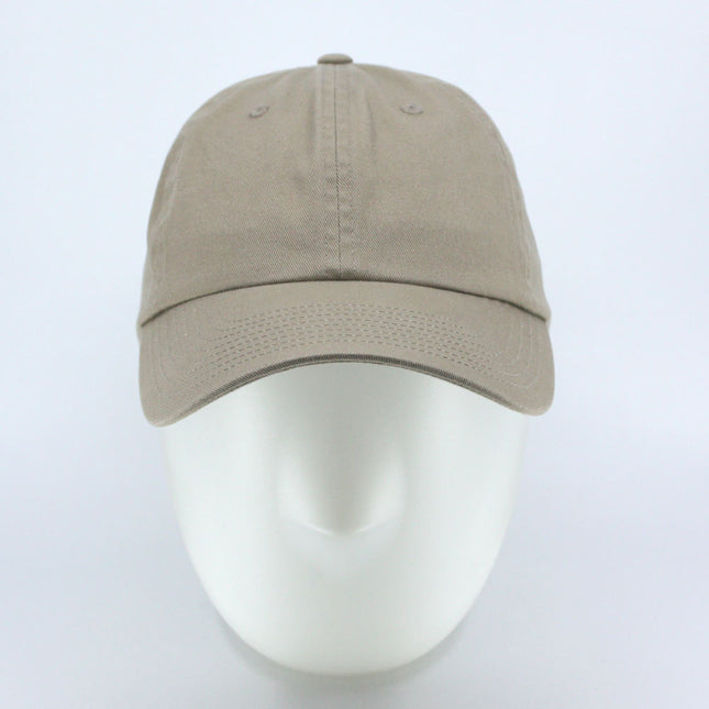 Dyed Cotton Unstructured Low Profile Adjustable Dad Hat Baseball Cap