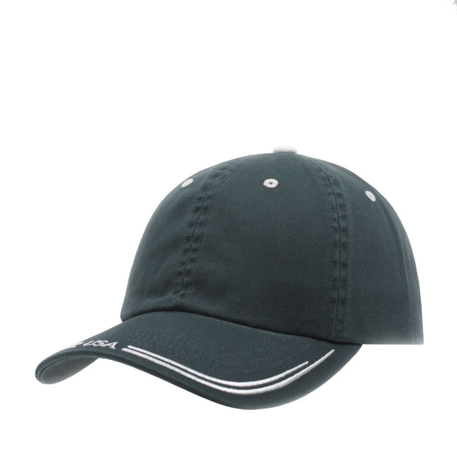 USA Washed Cotton Adjustable Baseball Cap
