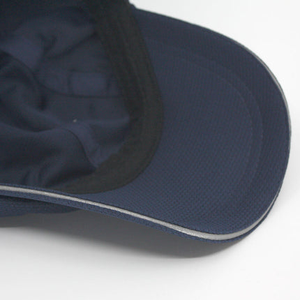 Athletic Moisture Wicking Reflective Sandwich Bill Soft Crown Mesh Cap