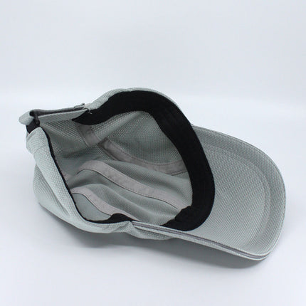 Athletic Moisture Wicking Reflective Sandwich Bill Soft Crown Mesh Cap